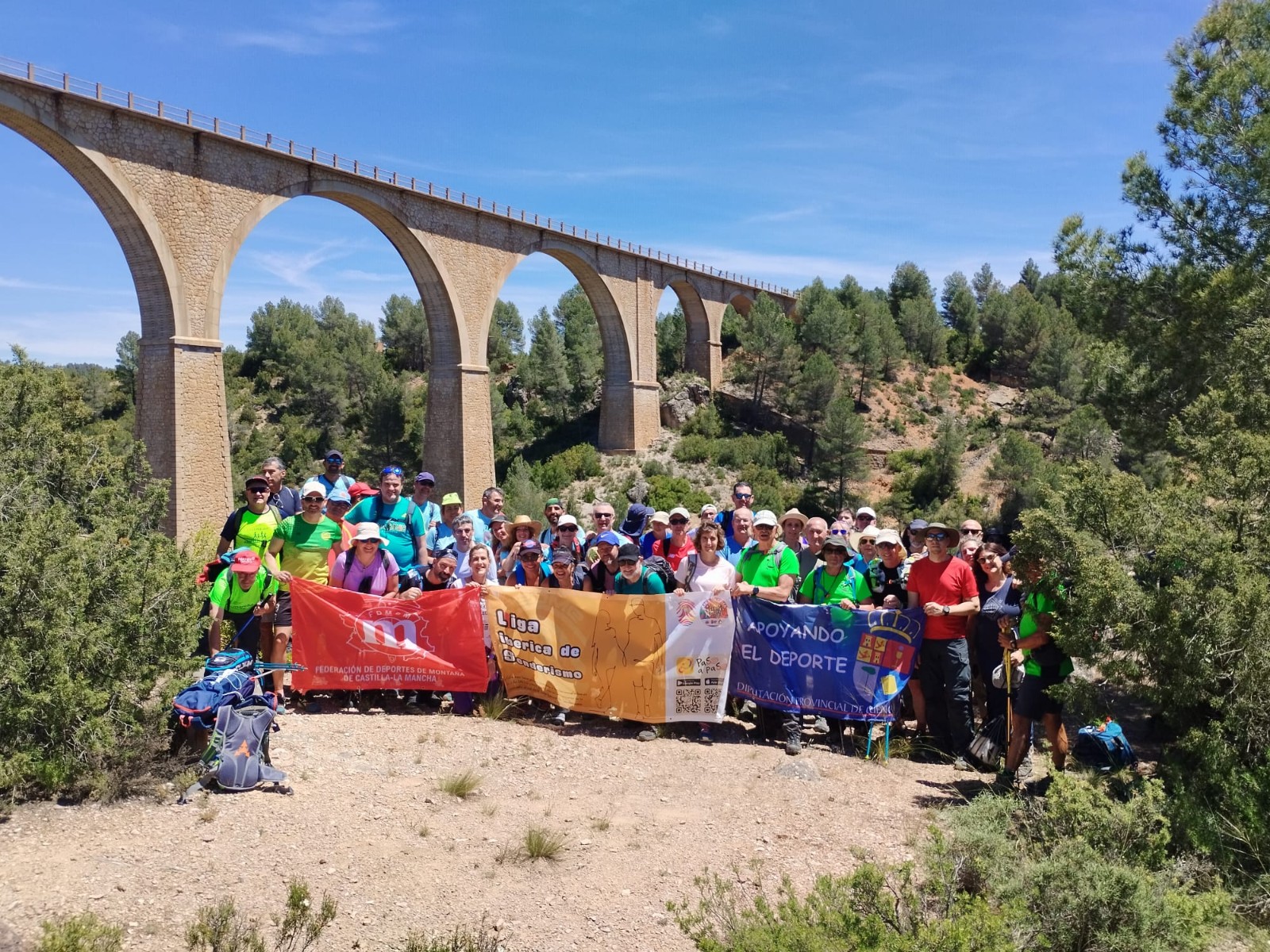 El II Circuito Diputación de Cuenca 2025 celebra su “prueba reina” a través del GR66 a su paso por la Reserva de la Biosfera del Valle del Cabriel.